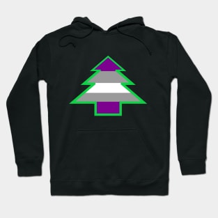 Graysexual Pride: Christmas Tree Hoodie